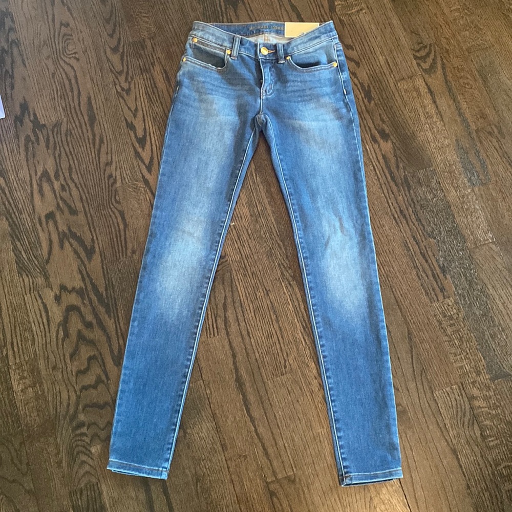 Michael Kors Izzy Skinny Mid Rise Jeans Size 00